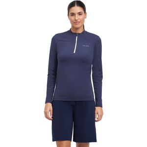 FALKE Golf Sweatshirt vochtregulerend katoen functioneel materiaal shirt met lange mouwen dames blauw - maat L