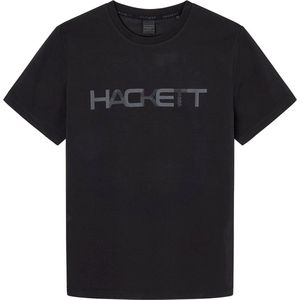 Hackett Hm500783 T-shirt Met Korte Mouwen Zwart M Man