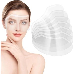 Pack of 50 Clear Face Visors - Microblading - Disposable Eye Protection - Plastic Visor - Face Protection voor Haar Knippen - Kleuren - Makeup - Wimperverlenging