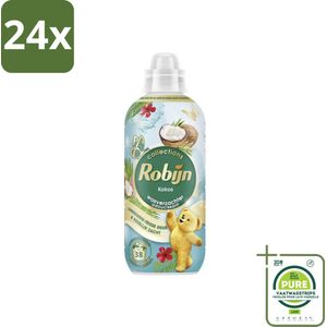 Robijn – Wasverzachter – Kokos Sensation – 765 ml - Voordeelverpakking - 24 stuks - Wasverzachter kokos - Wasverzachter tropisch