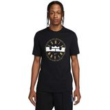 Nike Lebron Dri-fit T-shirt Met Korte Mouwen Zwart XL Man