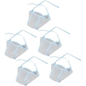 Highlight Cap - 5 stuks - Met metalen naald - Herbruikbare Haarkleur Markering Tipping Cap - Highlight Cap voo haar - Haar Highlighting cap - Blondeermuts - Haar Highlighting Kit - Highlights haarkleuring - Blauw