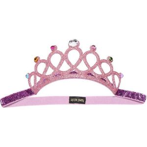 Prinses - Kroon met diamantjes - Paars - Frozen - Belle - Elsa - Anna - Belle - Prinsessenjurk - Verkleedkleding