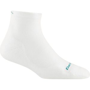 Run 1/4 Ultra-Lightweight with Cushion - White- Hardloopsokken van merinowol