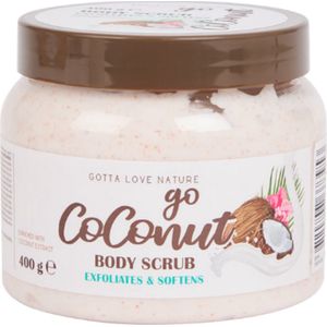 Go Coconut Body Scrub - Gotta Love Nature | 400 gr | Verzorgende en verzachtende Body Peeling met Kokos