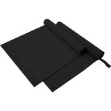 vidaXL - Sporthanddoeken - Zwart - 2 stuks - 180 x 90 cm - Polyester en Polyamide