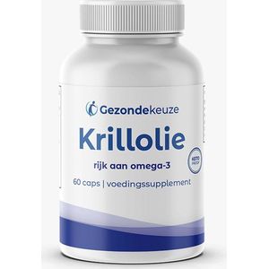 Gezondekeuze Krillolie - Voedingssupplement - Rijk aan omega-3 - 60 capsules - Keto proof