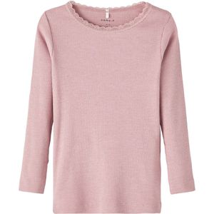 NAME IT MINI Ribgebreide Longsleeve NMFKAB Mauve