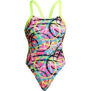 Donut Delight Brace free one piece - Dames | Funkita | Maat 8