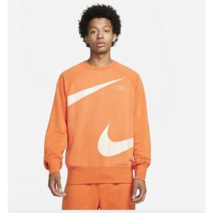 Nike Sportsweater - Herenmode - Crewneck - Oranje - XXL