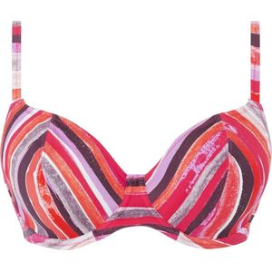 Freya - Bali Bay Bikini Top - maat 80D - Meerkleurig/Oranje/Paars/Roze