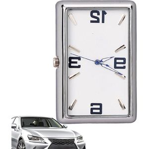Autodashboardhorloge Stick on Vent Watch - Voertuigklok voor Automotive - Stijlvolle auto-dashboarddecoratie met klok - auto-ornamenten voor woondecoratie .