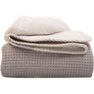 Lodger Dreamer honeycomb Babydeken - 75x100 cm - Ivoor