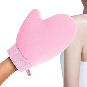 Zelfbruiner Applicatie Handschoen - Met elastische pols - Dubbelzijdig - Zelfbruiner handschoen - Tanning glove - Self tan handschoen - Self Tan Glove - Self Tanning Mitt - Lichaam en Gezich - Voor Zonnebankcrème Zonnebrandlotion Zonnebrandolie