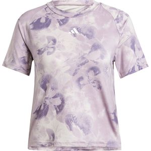 adidas Performance Train Essentials AOP Flower Tie-Dye T-shirt - Dames - Roze- M