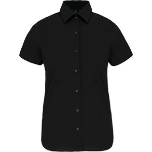 Kariban - K532 - Blouse - Zwart - Korte Mouwen