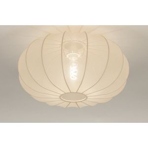 Lumidora Plafondlamp 74686 - Plafonniere - TACK - E27 - Beige - Creme - Zand - Textiel - ⌀ 50 cm