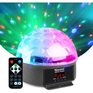 Discolamp - BeamZ JB60R - Ruimtevullend lichteffect met halve discobal en 6 felle LED's