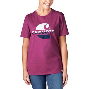 Carhartt - T-shirt - Magenta - Zwaargewicht Jersey - Losse Pasvorm
