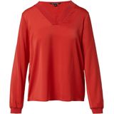 comma - Blouse - Satijn - Luxe Stof - Lange Mouwen