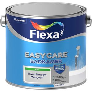 Flexa Easycare Muurverf - Badkamer - Mat - Mengkleur - Silver Shadow - 2,5 liter