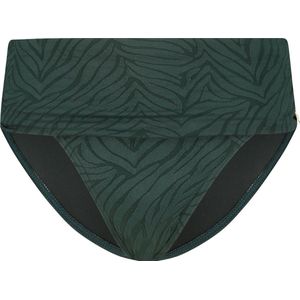 TC WOW omslag bikinibroekje jacquard zebra green voor Dames - Maat 36