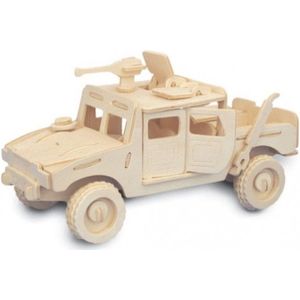 Bouwpakket 3D Puzzel Hummer- hout