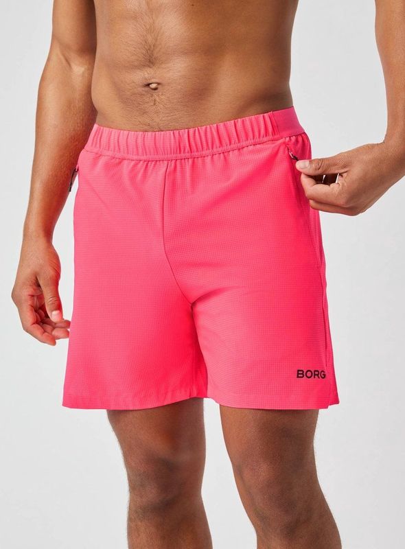 Björn Borg - Borg Zip Shorts - Sportbroek - Roze
