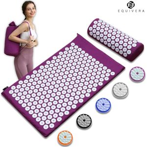 Equivera Shakti Mat - Acupressuur Mat - Acupressuurmat - Mat Met Spijkers - Spijkermat