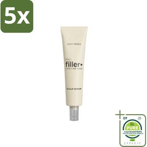 5 x John Frieda – Serum – PROfiller+ Hair Density – Verdikkend – 50 ml - Grootverpakking - Haarverdikking - Haaruitval - Haargroei - Haarverdikking Serum - Hoofdhuid Verzorging