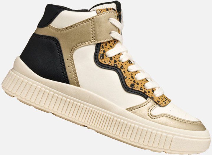 Geox - Laquinny - Sneakers - Licht Ivoor en Platina