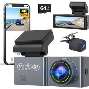 Dashcam voor Auto - Dual - Camerabewaking - Full HD - Zwart