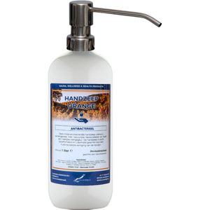 Handzeep Orange 1 liter - met gratis RVS zilverkleurige pomp