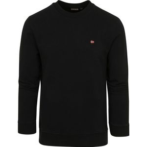 Napapijri - Balis Crew Sweater Zwart - Heren - Maat XL - Modern-fit