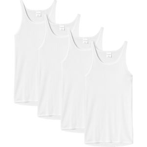 SCHIESSER - Onderhemd - Wit - 4 Pack - Mouwloos