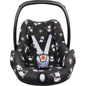 Autostoelhoes 0+ - Interlock - Shy Panda - Black - Briljant Baby