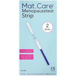Mat Care Menopauzetest Strip - vruchtbaarheidstest vrouw - 2 stuks