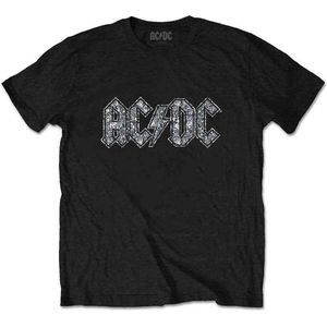 AC/DC - Logo Heren T-shirt - M - Zwart