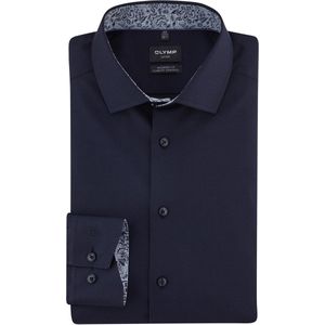 Olymp business overhemd donkerblauw