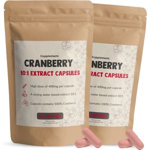 Cupplement Cranberry Extract 400 mg Combideal 2x 60 Capsules - Blaas