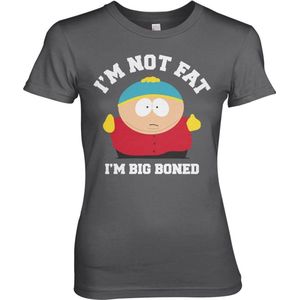 South Park I'm Not Fat I'm Big Boned Girly Tee Damen T-Shirt Dark-Grey-S