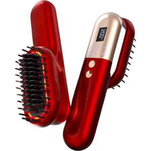 Botec Draadloze Stijltang en Massagekam - stijlborstels - stijlborstel draadloos - Temperatuur 160℃-200℃