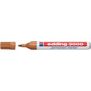 Edding permanent marker 3000 okergeel - 10 Stuks