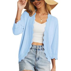 Dames Zomer Cardigan, Lichte Casual Gehaakte Cardigans voor Avonden en Bruiloften