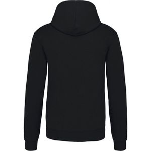 Sweatshirt Heren 3XL Kariban Lange mouw Black / Light Kelly Green 80% Katoen, 20% Polyester