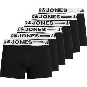 Jack & Jones - SENSE Trunks - Boxershorts - Zwart - 6-pack