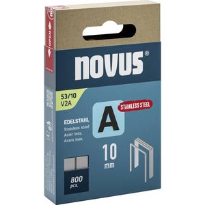 Novus Nietjes type 53 800 stuk(s) 042-0779 Afm. (l x b x h) 10 x 11.3 x 10 mm