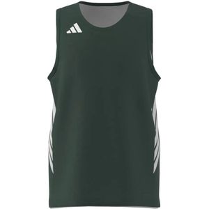 Adidas 3g Speed Reversible Basketball Aeroready Junior Mouwloos T-shirt Groen 13-14 Years Jongens,Meisjes
