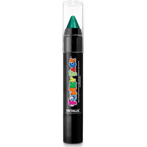 Paintglow Face Paint Stick - Schmink stiften kinderen - Festival make up - Metallic Green