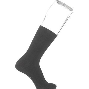 Bonnie Doon - Heren - Cotton Sock - Zwart Heather - maat 0-3 maanden (2 paar)